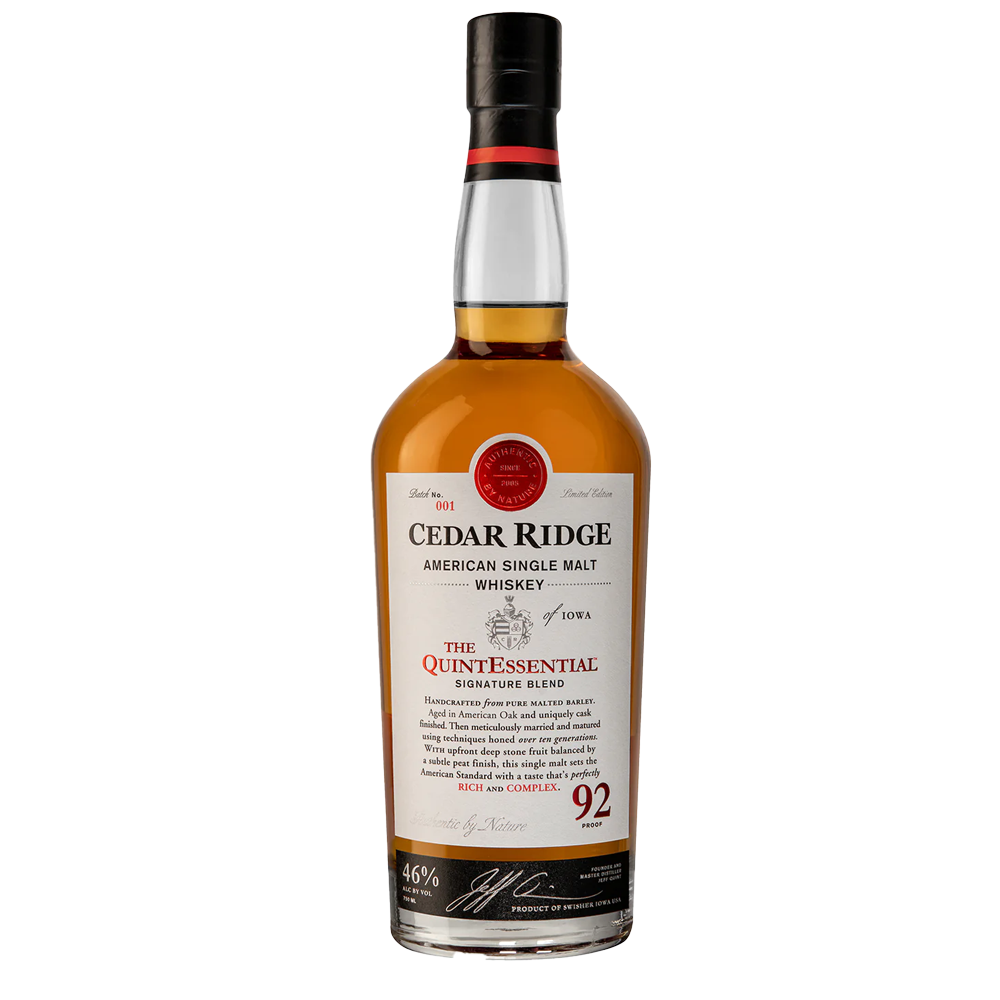Cedar Ridge Distillery - The QuintEssential American Single Malt Whisk