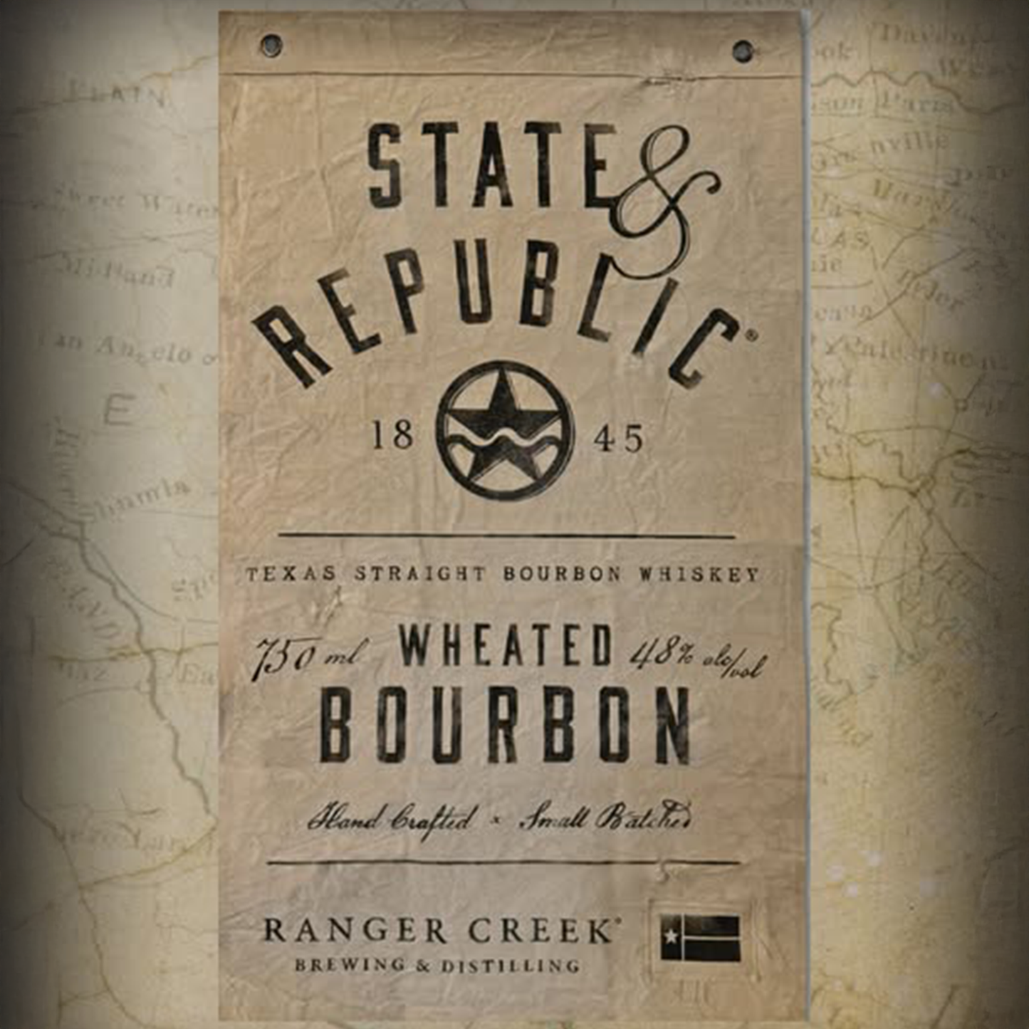 State & Republic Wheated Texas Straight Bourbon Whiskey - Ranger Creek