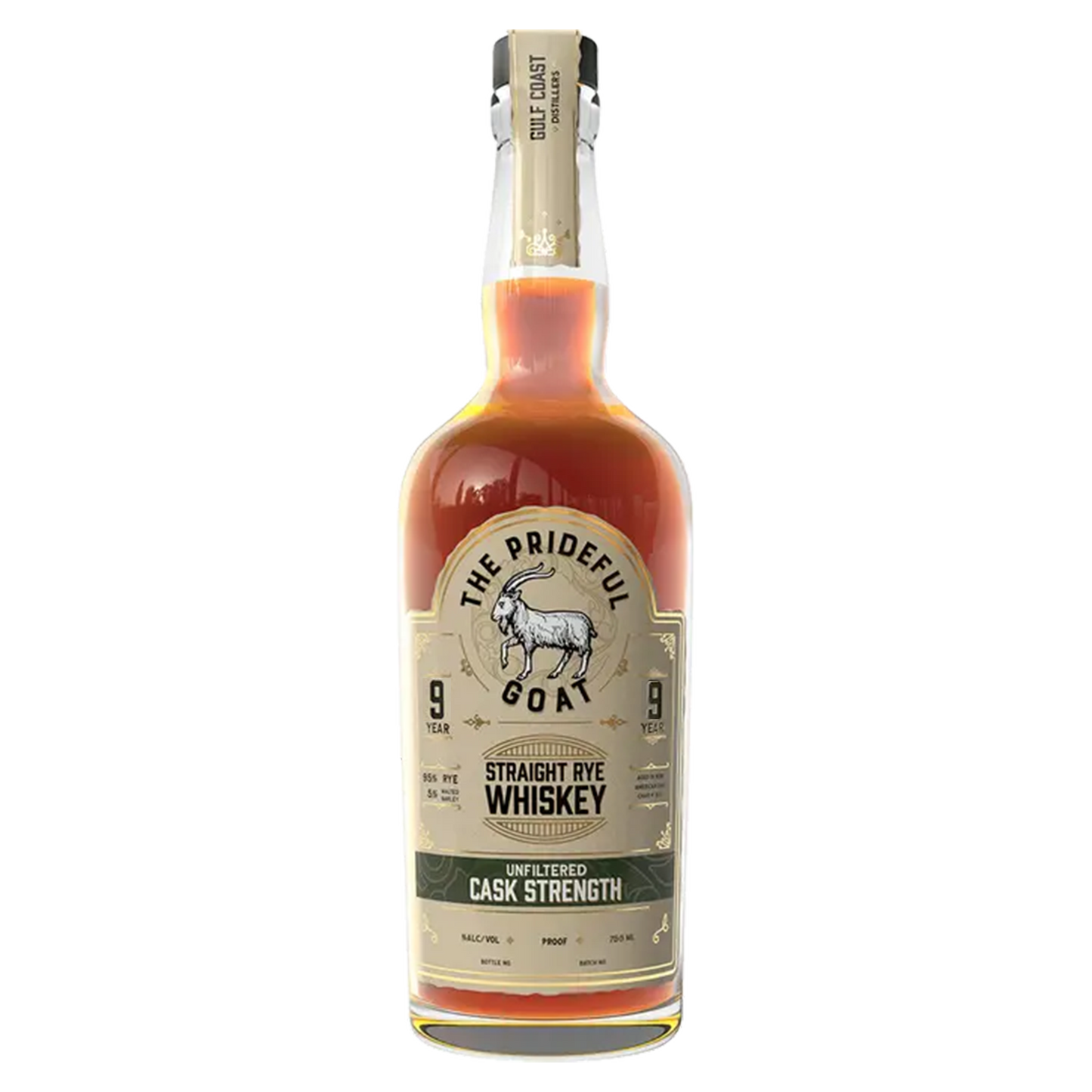 Cask Strength Straight Rye Whiskey - The Prideful Goat