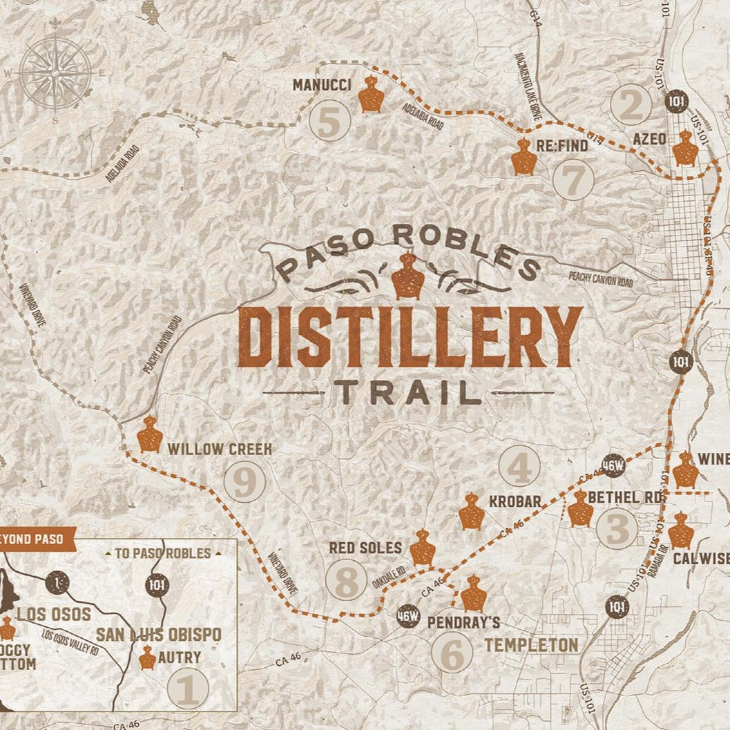 Off the Beaten Whiskey Trail - Paso Robles Whiskey Trail: Where Craftsmanship and Innovation Meet Wine Country