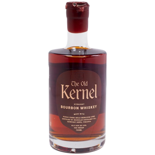 Ironclad The Old Kernel Bourbon bottle on transparent background