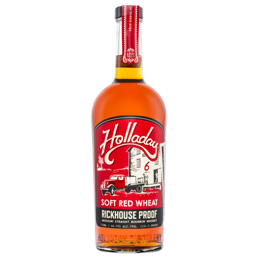 Holladay Soft Red Wheat Missouri Straight Bourbon Whiskey - Rickhouse Proof - Holladay Distillery