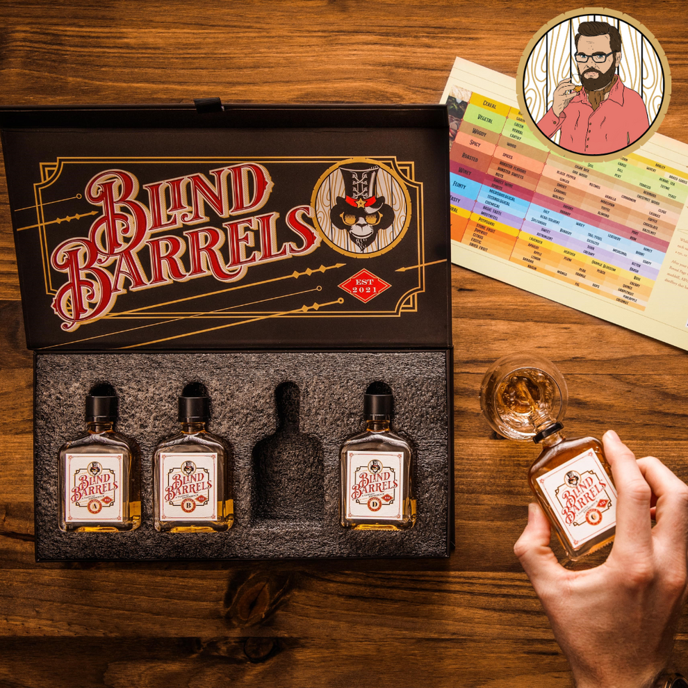 Fred Minnick | Whiskey Tasting Kit for Home | Blind Barrels