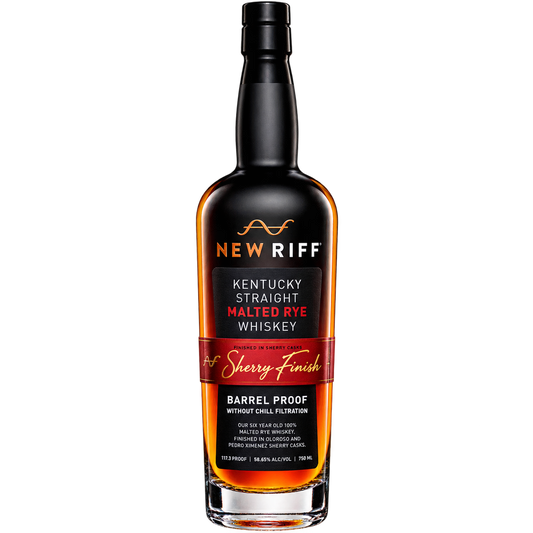 New Riff Sherry Finish Malted Rye Whiskey Barrel Proof