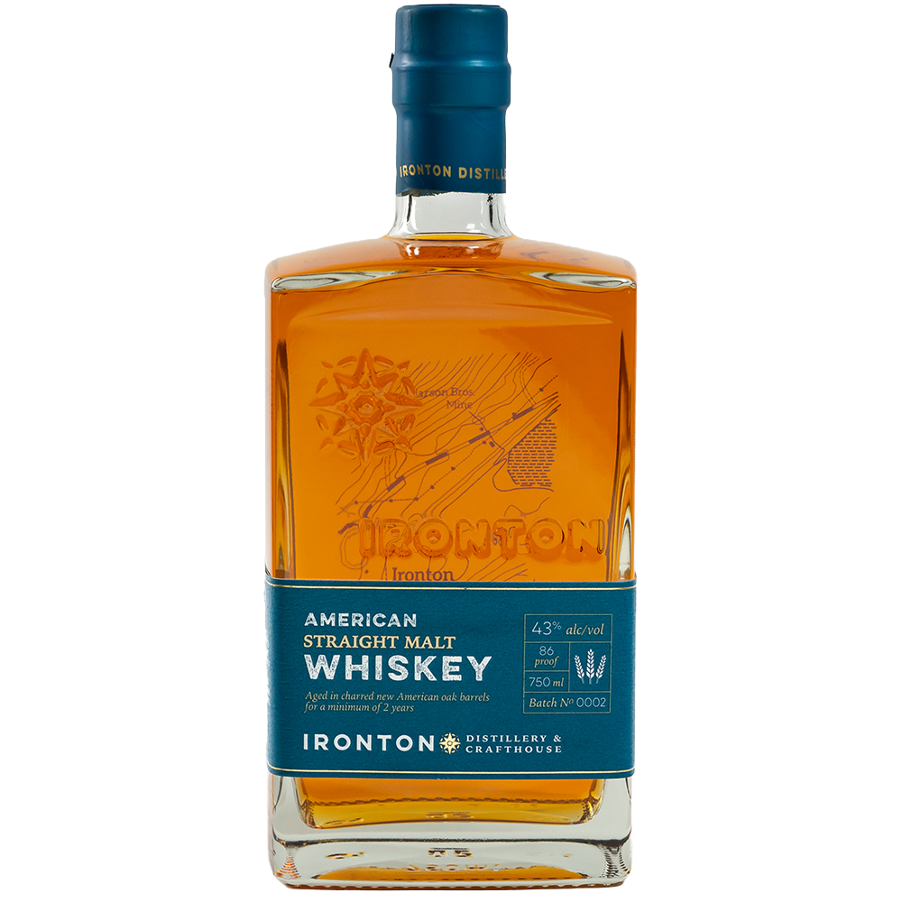 Ironton Distillery's American Straight Malt Whiskey