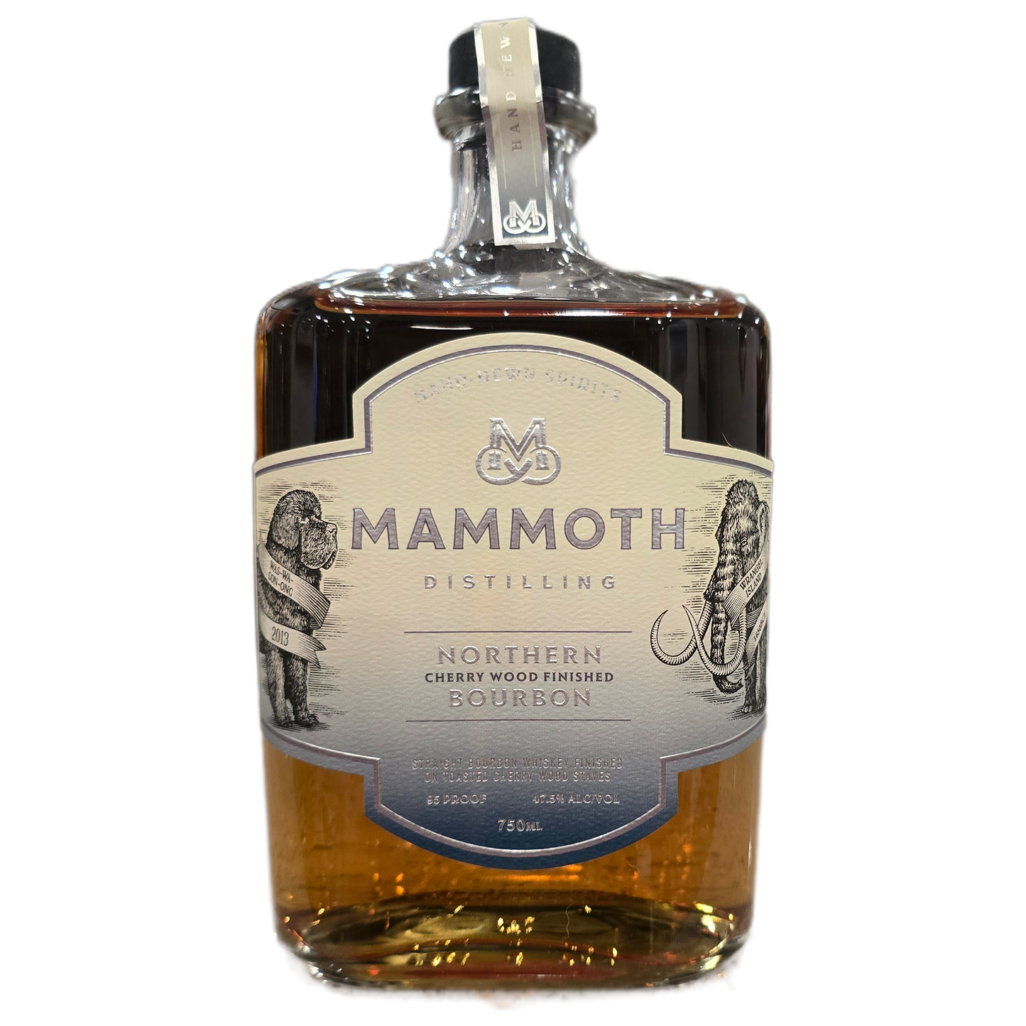 Mammoth Distilling Northern Bourbon - Straight Bourbon Whiskey finished on Toasted Cherry Wood Staves
