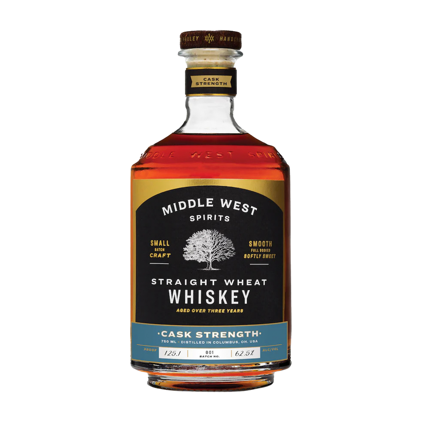 Middle West Spirits Cask Strength Straight Wheat Whiskey